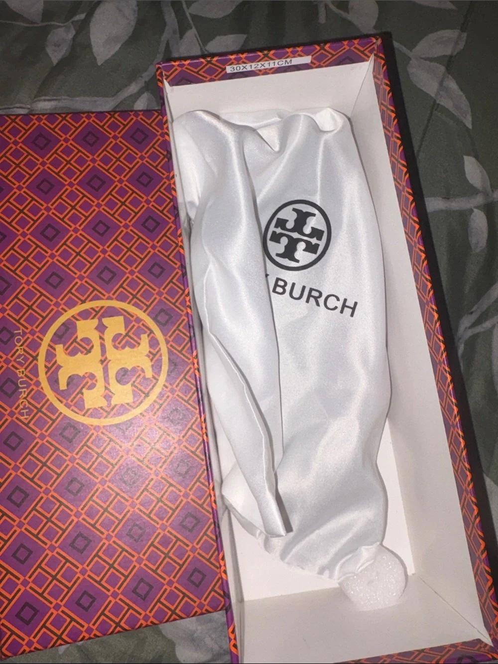 Tory Burch Red Crystal-Embellished Logo Thong Sandal
